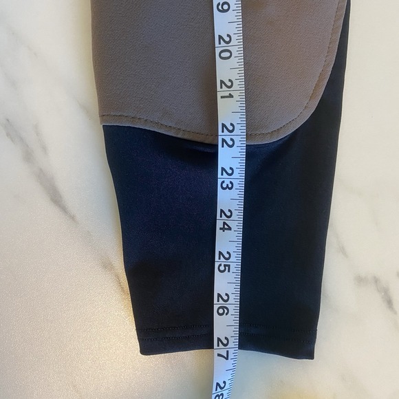 Horze Queenie Women's Silicone Full Seat Breeches Brown Black US SZ 28 Riding - Picture 11 of 11